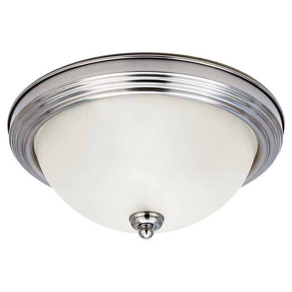 Seagull 7716491S-962 LED 7716491S-962-LED Ceiling Flush Mount, Pwt, Nckl, B/S, Slvr.